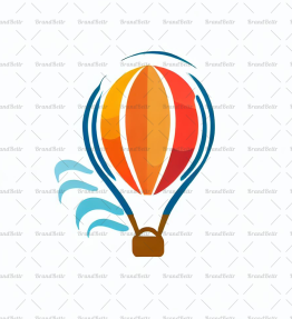 Reisender Heißluftballon